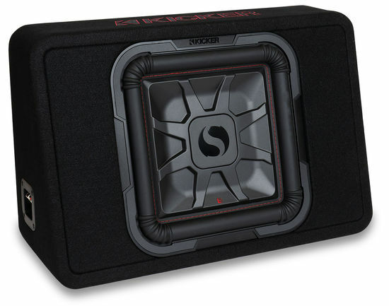 Kicker 46TL7T122 12″ 1200-Watts Solo-Baric Subwoofer Sub Thin Profile Enclosure