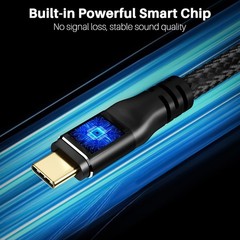 USB C to XLR 10 FT Stereo Audio Cable Male Output XLR to USB C Adapter