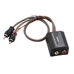 Durable RCA Stereo Ground Loop Isolator for Audio Signals Eliminate Noise Filter