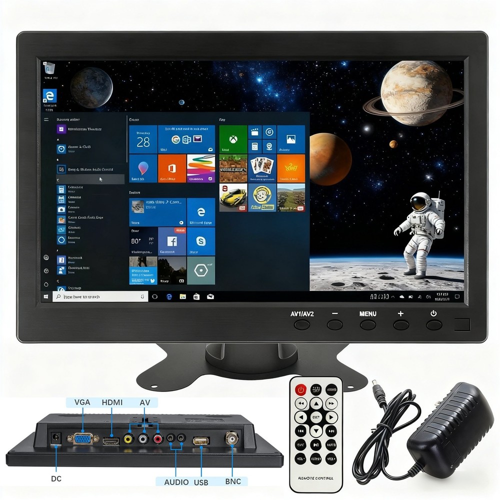 2nd Screen 10″ IPS Portable Monitor HDMI External Display IPS for PC Tablet