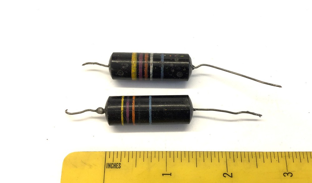 1 Used Sprague Bumble Bee Style .047 uf 600 v Capacitor