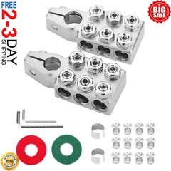 Battery Terminal Connector 12 Way Connectors 8awg Up To 4/0xl Awg Gauge Positive