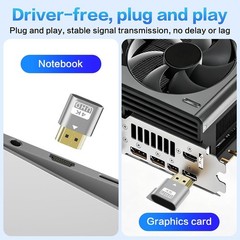 4 Pack HDMI Dummy Plug 4K HDR, Virtual Monitor EDID Emulator 4K@60Hz 2K@60Hz 108