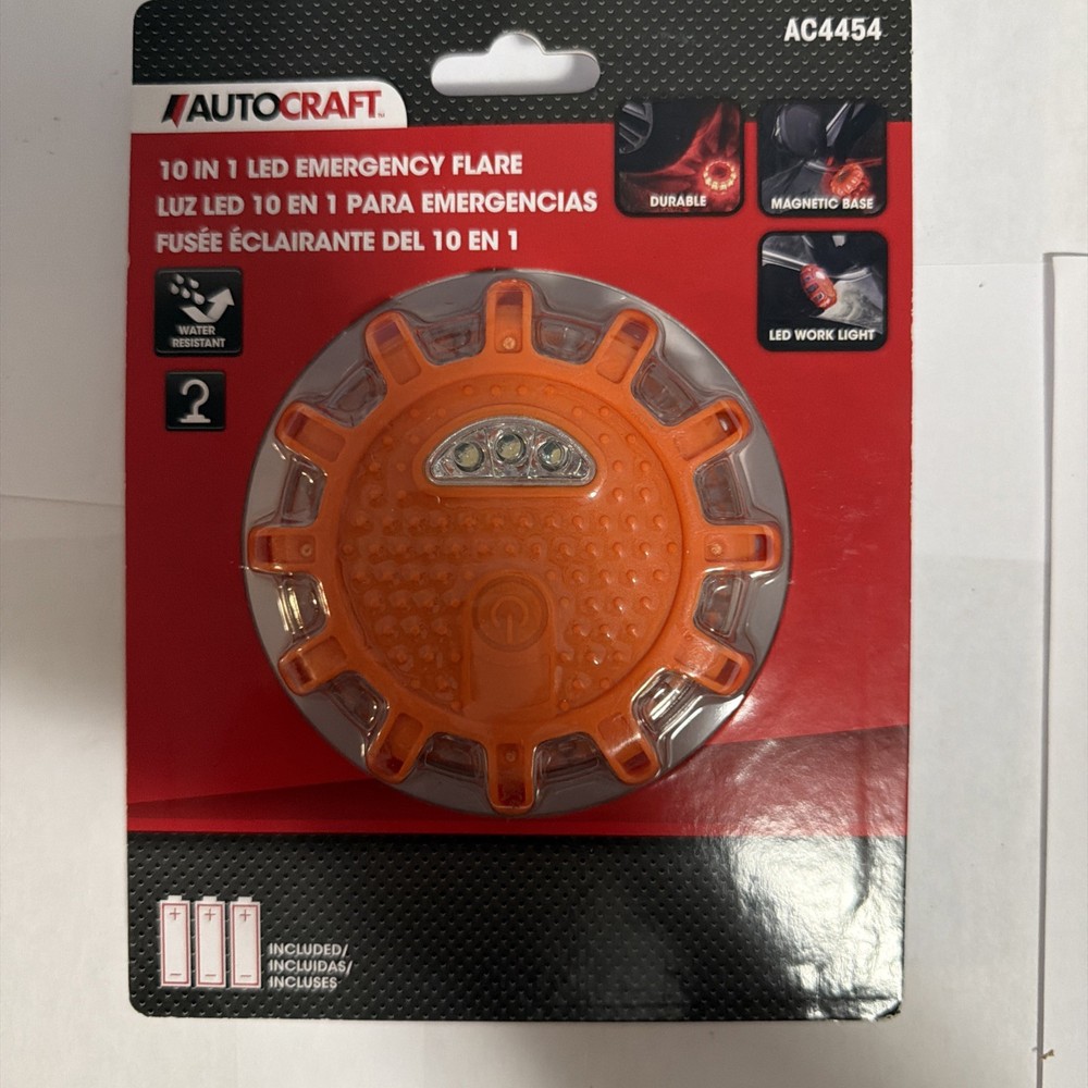AutoCraft 10 In 1 LED Emergency Flare