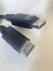 DisplayPort Male Male Cable 6′ Black E342987 Style 20276 (M15)