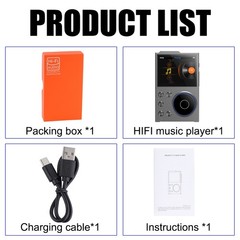 Digital HiFi MP3 Player With Bluetooth 5.3 Lossless DSD 256GB High Sound Quality