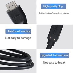 OEM 4K HDMI to Micro HDMI/HDMI Micro to HDMI Cable 1.5M compatible with Samsung