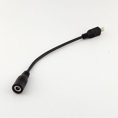DC Power Supply Adapter Female 4.0 x 1.7mm To Mini USB 5 Pin PSP Converter Cable
