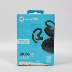 JLab Audio JBuds Air Sport True Wireless Headphones + Charging Case Black