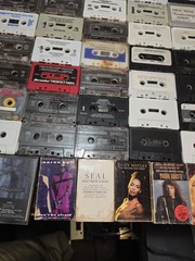 HUGE Lot of 135+ Cassette Tapes Albums, Blank Various New / Used Maxell Sony TDK