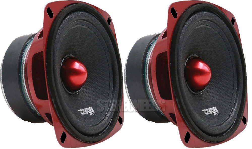2 DS18 Midrange Bullet Pro Speaker 400 Watt 4 ohm Midbass Mid Bass 4″ PRO-X4.4BM