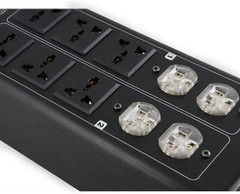 15A 3000W Audio Power Purifier Filter With LCD Dual Display AC Power Socket US