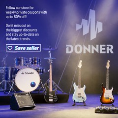 Donner MAMP5 Bluetooth Audio Power Amplifier Receiver 440W 4 Channel HiFi Amp