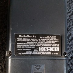 RadioShack PRO-97 Handheld Scanner 1000ch Triple Trunking NOAA VHF/UHF untested