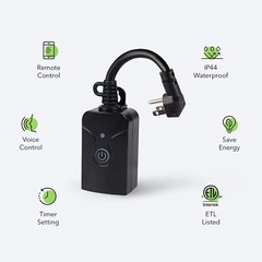 HBN Heavy Duty Outdoor Smart WiFi Plug Timer works with Alexa & Google Assistant