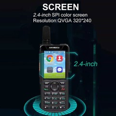 Anysecu T59 Network Radio Zello 4G Android 9.0 WIFI GPS Poc Radio Smart Phone