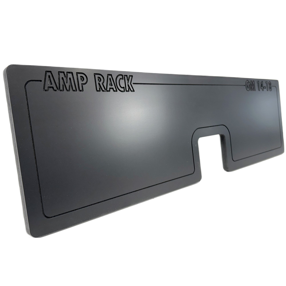 07-18 GM Truck Silverado Sierra Custom Made Amplifier Rack 1/2 pvc