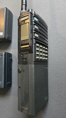 Icom IC-2GAT VHF FM Amateur Transceiver Ham Desk Charger & Working BATTERIES