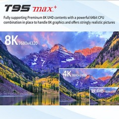 T95 MAX+ Plus Amlogic 8K HDR 32GB Android 9.0 TV Box+Air Mouse Keyboard Remote