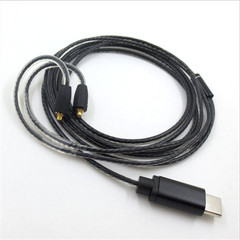 4ft MMCX To USB C Audio Earphone Cable for Shure SE215 SE315 SE425 SE535 SE846 f