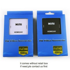 HDMI To AV RCA CVBS Adapter 1080P Audio Video Converter for PS3 PS4 DVD PC To TV