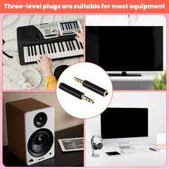 4 Pack 3.5Mm TRS Male to 3.5Mm TRRS Adapter, TRRS to TRS Adapter Male
