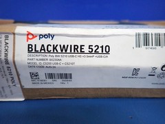 POLY BLACKWIRE 5210 N/A Monaural USB-C Headset | 8X230AA | New