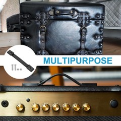 2 Pieces 8 Inches Speaker Cabinet Strap Handles Pull for Speaker Case Black
