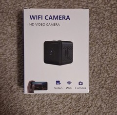 HD Wi-Fi Cube Camera, IP Network, Indoor, Color, USB Powered, Model HDwificamPro