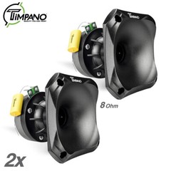 2x Timpano TPT-DH175 Slim 1″ Ferrite Compression Driver 1in. Exit Waveguide Pro