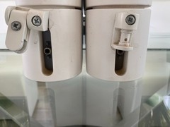 Bose Acoustimass Lifestyle Double Cube Speakers White Pair Swivel