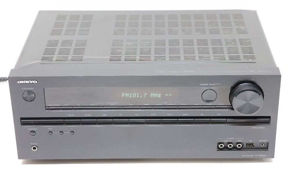 Onkyo TX-NR626 7.2 Channel Network A/V Receiver Amplifier Tested Working