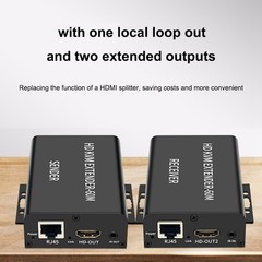 1080P 60M USB HDMI KVM Extender Hub Over Rj45 Ethernet Cable Video Converter