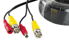 2-Pack 150 Feet Pre-Made All-In-One Siamese BNC Video and Power CCTV Security Ca