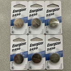 6 Pack New Fresh Energizer ECR2450 CR2450 BR2450 Lithium 3V Battery Exp 03/2032