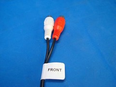 UNIVERSAL 20-PIN AUX AUDIO VIDEO INPUT OUTPUT RCA PLUG AV cut to fit