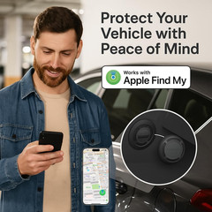 Magnetic Hidden GPS Tracker for Vehicles – Long Battery Life, No Subscription…