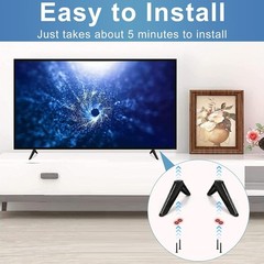 Durable TCL TV Replacement Legs – Black ABS for 28-65 Inch TVs, Non-Slip Design