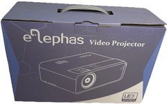 ELEPHAS Video Projector—HD/USB/USB-T/AV/Headphone Jacks—NEW—SHIPS IN 24 HOURS—