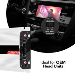 Taramps TS 1200×4 Car Audio Amplifier 1200W RMS 2 Ohms 4 Channels