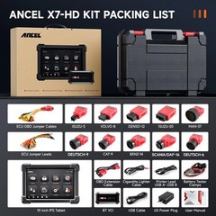 X7 HD 24V 12V Diesel Heavy Duty Truck Scanner ECU Coding All System DPF Regen