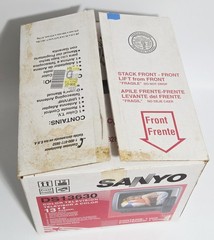 NEW CRT TV 13″ Sanyo DS13630 Remote Manual 1998 Gaming – Open Box New Old Stock