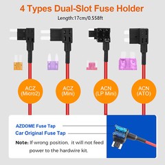 Universal Dash Cam Hardwire Kit Mini Type C Hard Wire Cable Fuse for Car SUV DVR
