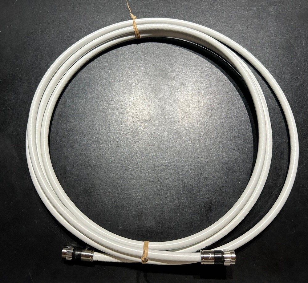 TRI-SHIELD RG6 COAXIAL PATCH CABLE 75 OHM 18AWG ANTI-UV COMPRESSION F-CONNECTORS