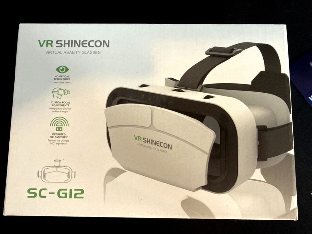 VR Shinecon SC-G12,Virtual Reality Viewer , New In Box