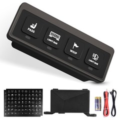 4/6 Gang Wireless Switch Panel ON-OFF Strobe Control System LED Work Light Bar