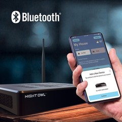 Night Owl 2-Way Audio 12 Channel 4 Camera 2K DVR Security System with 1TB Hard D