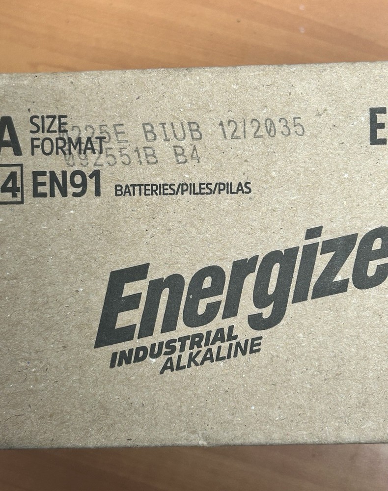 Energizer Industrial AA Batteries – 144 Count – EN91 – New EXP 12/2035