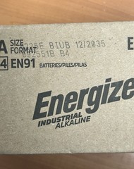 Energizer Industrial AA Batteries – 144 Count – EN91 – New EXP 12/2035