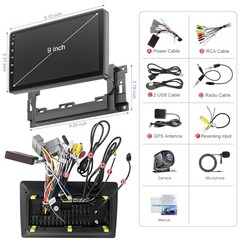 4GB RAM + 64GB ROM Android Car Radio for Dodge Ram 1500/2500/3500 2006 9 Inch